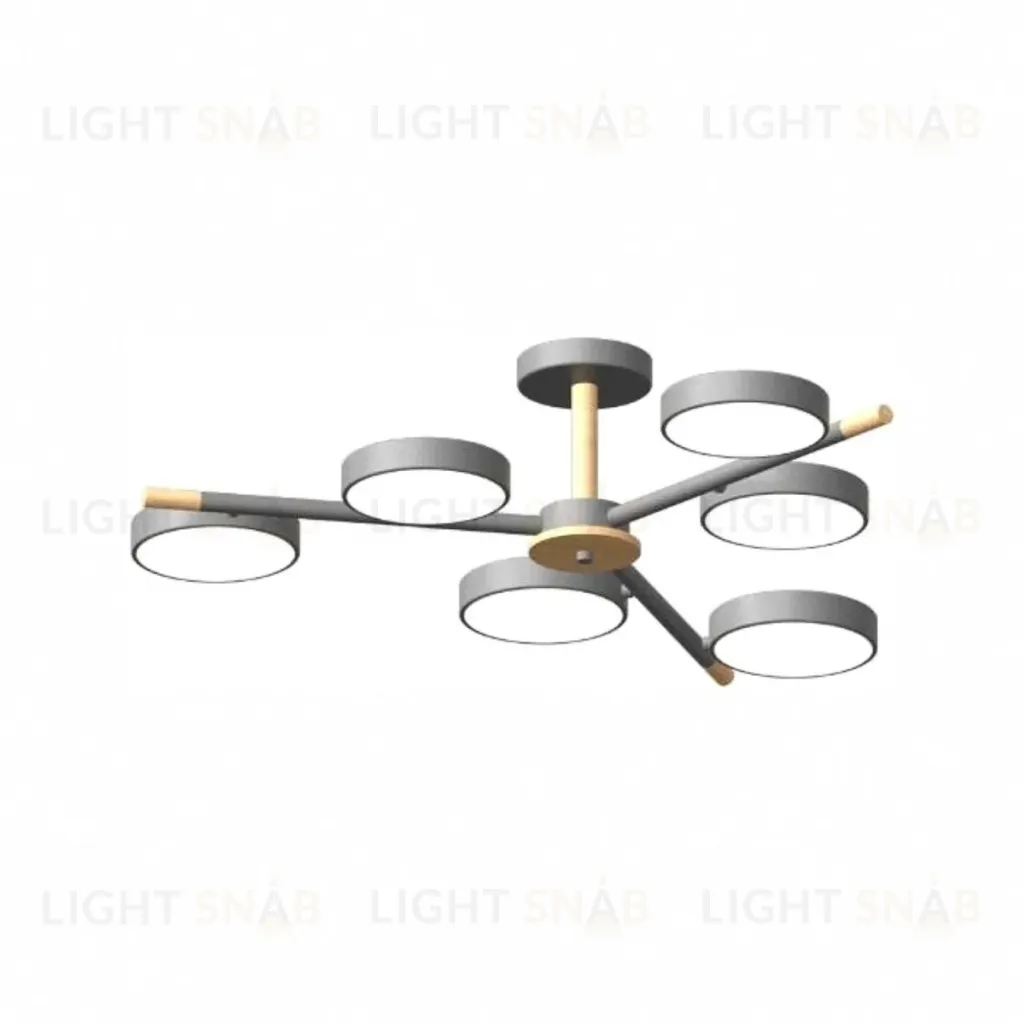 Люстра на штанге LED4U L3208-800 GR L3208-800 GR