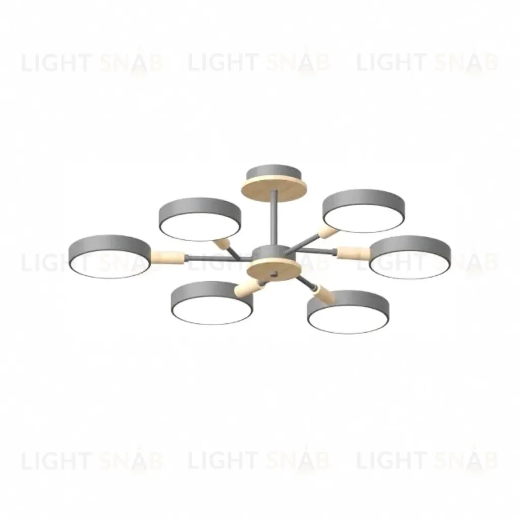 Люстра на штанге LED4U L3218-740 GR L3218-740 GR