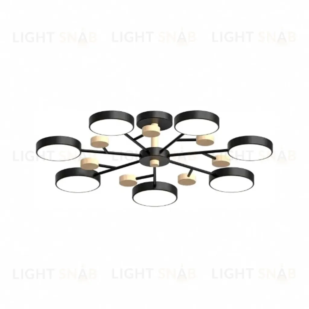 Люстра на штанге LED4U L3205-800 BK L3205-800 BK