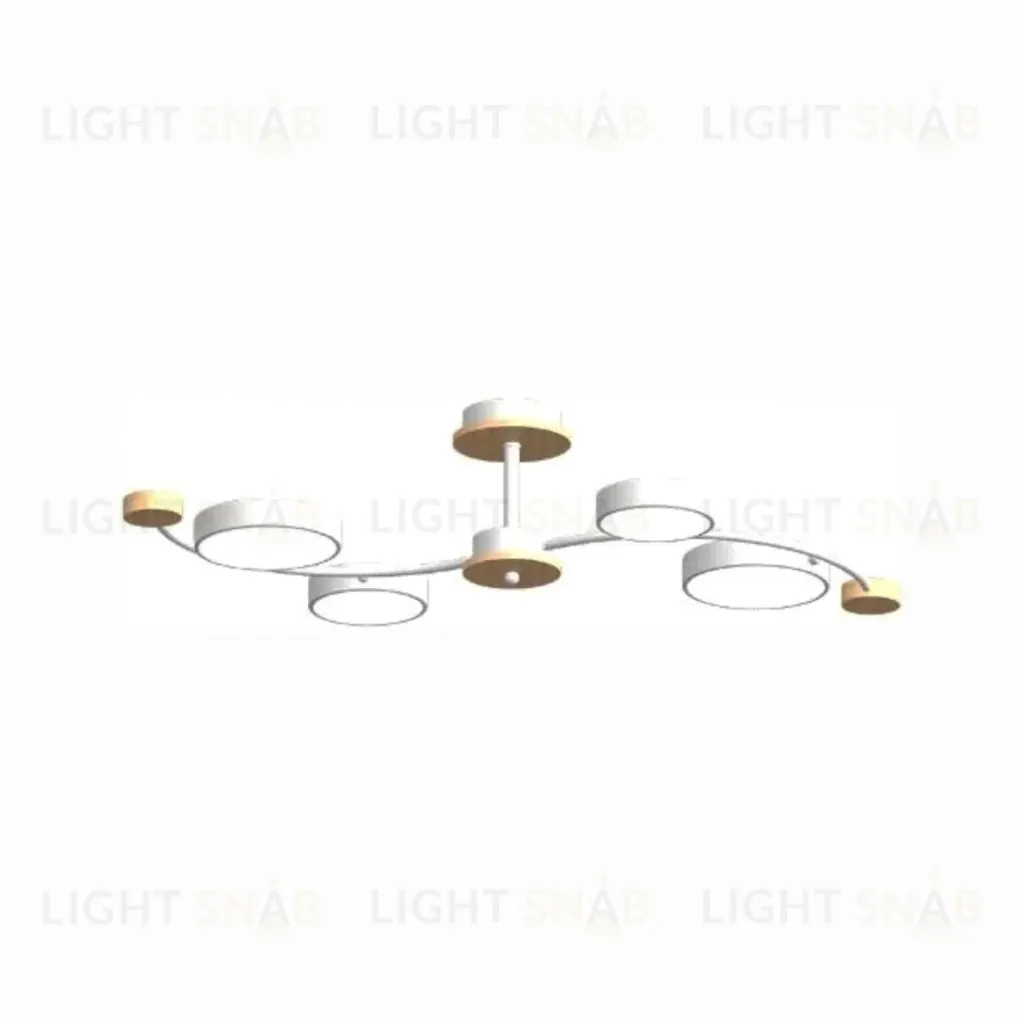 Люстра на штанге LED4U L3206-800 WH L3206-800 WH