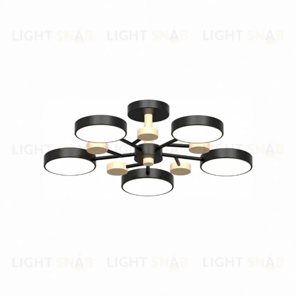 Люстра на штанге LED4U L3204-620 BK L3204-620 BK