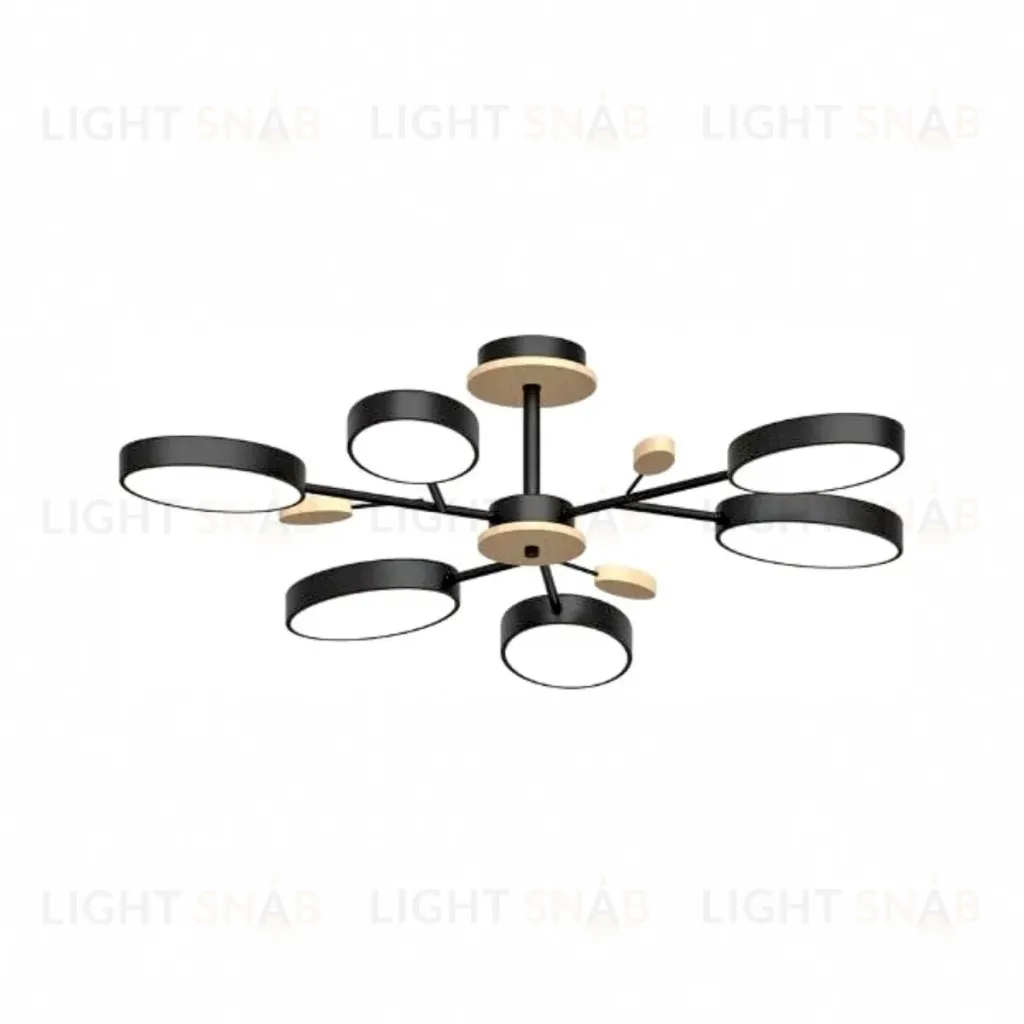 Люстра на штанге LED4U L3220-830 BK L3220-830 BK