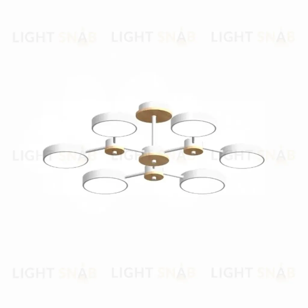 Люстра на штанге LED4U L3216-730 WH L3216-730 WH