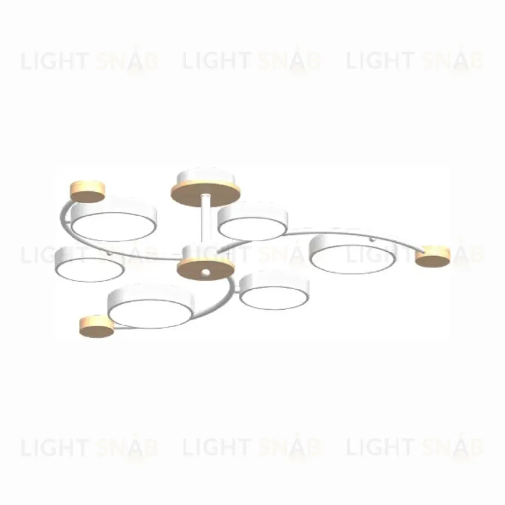 Люстра на штанге LED4U L3207-840 WH L3207-840 WH