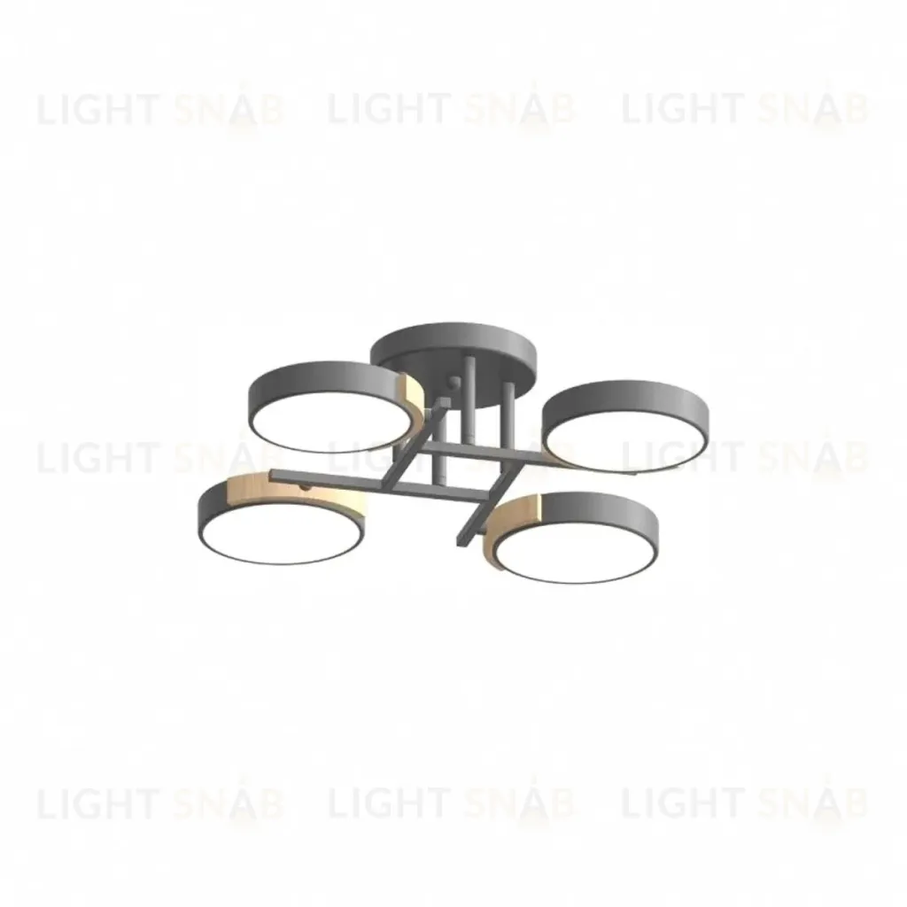 Потолочная люстра LED4U L3210-440 GR L3210-440 GR