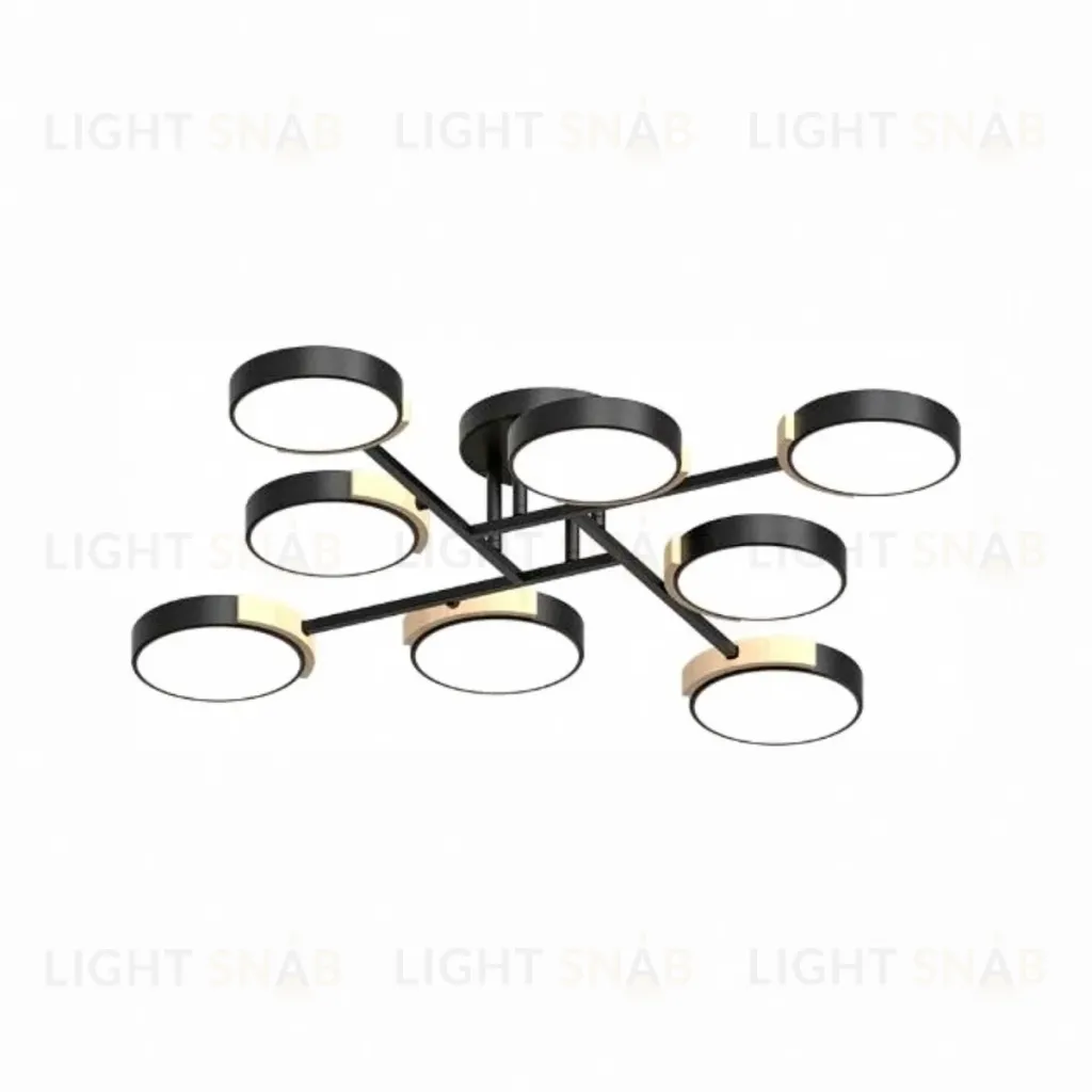 Потолочная люстра LED4U L3212-840 BK L3212-840 BK