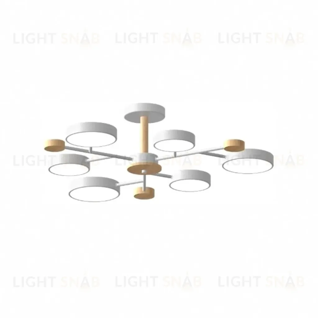 Люстра на штанге LED4U L3214-750 WH L3214-750 WH