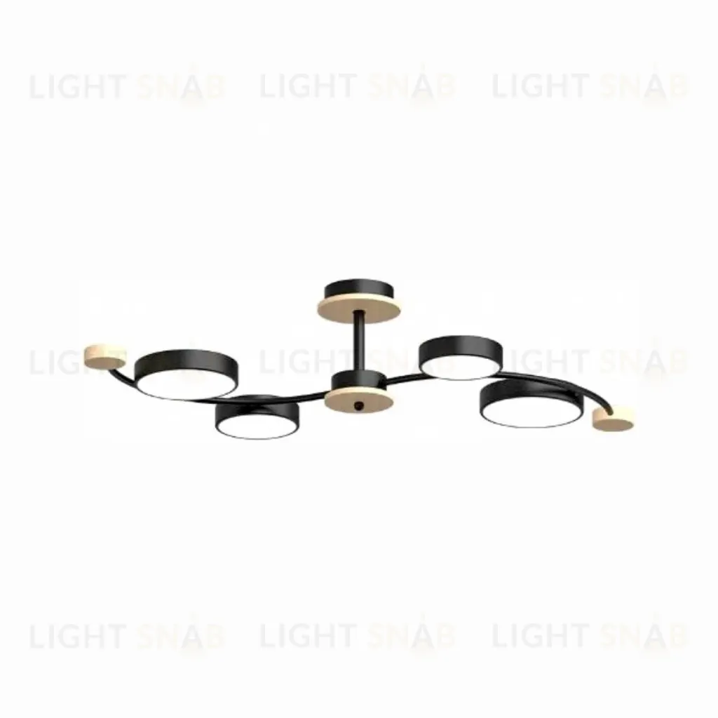 Люстра на штанге LED4U L3206-800 BK L3206-800 BK