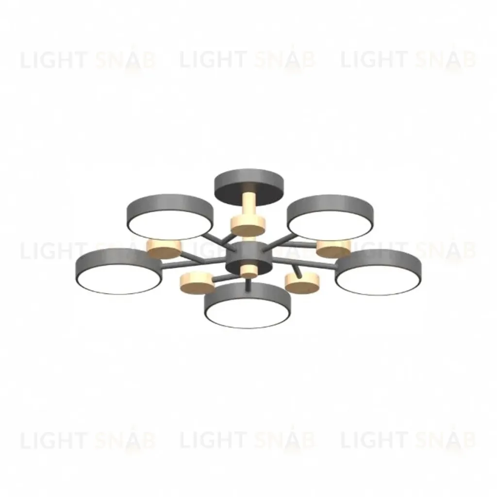Люстра на штанге LED4U L3204-620 GR L3204-620 GR