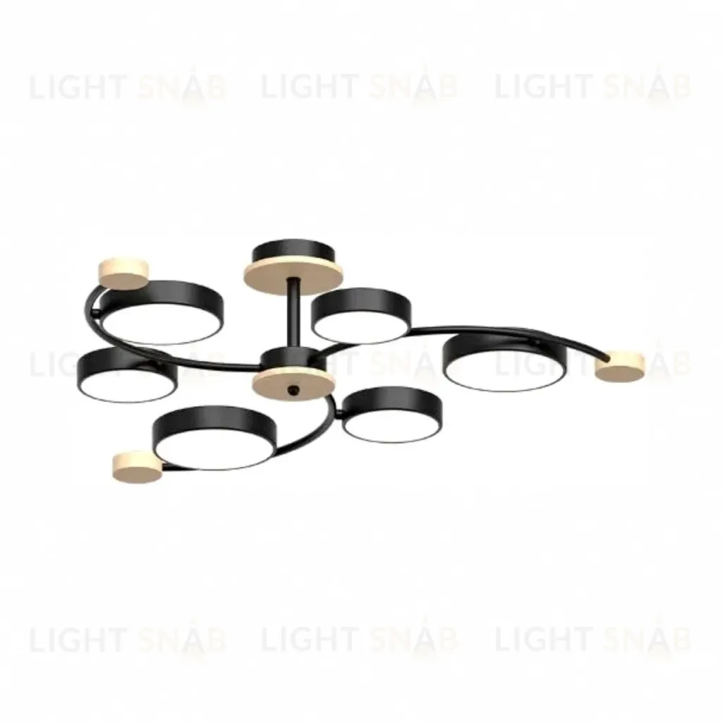 Люстра на штанге LED4U L3207-840 BK L3207-840 BK