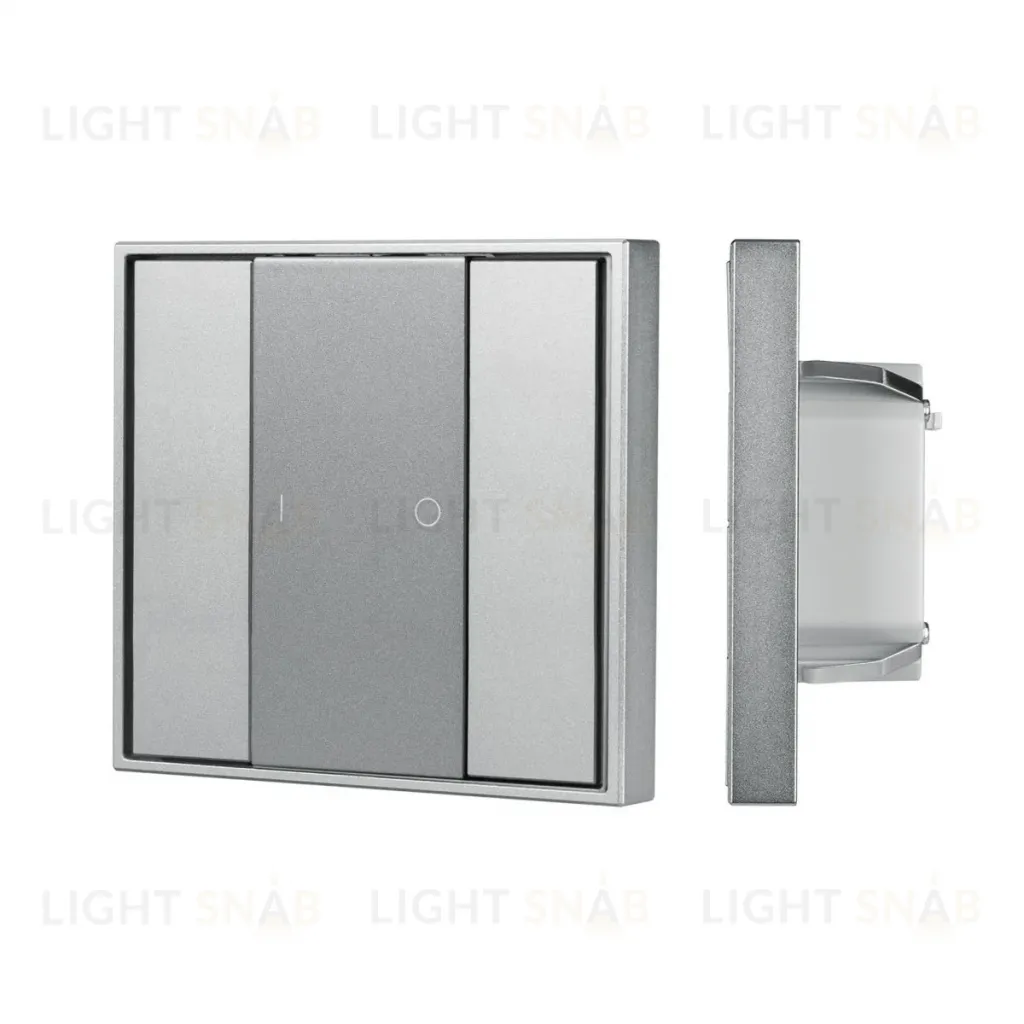 Кнопочная панель Arlight DALI-201-23-1G-DIM-DT6-IN Silver (BUS, Frame) 048181 048181