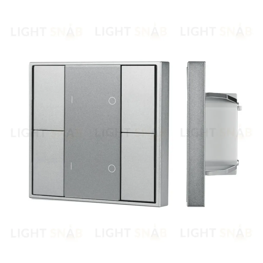 Кнопочная панель Arlight DALI-201-23-2G-DIM-DT6-IN Silver (BUS, Frame) 048183 048183
