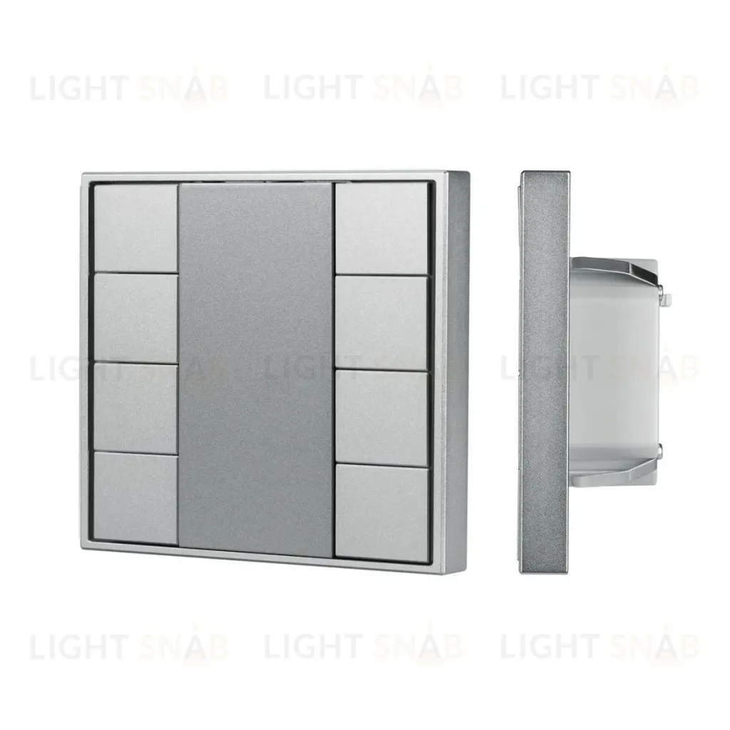 Кнопочная панель Arlight DALI-201-23-8K-D2-IN Silver (BUS, Frame) 048224 048224
