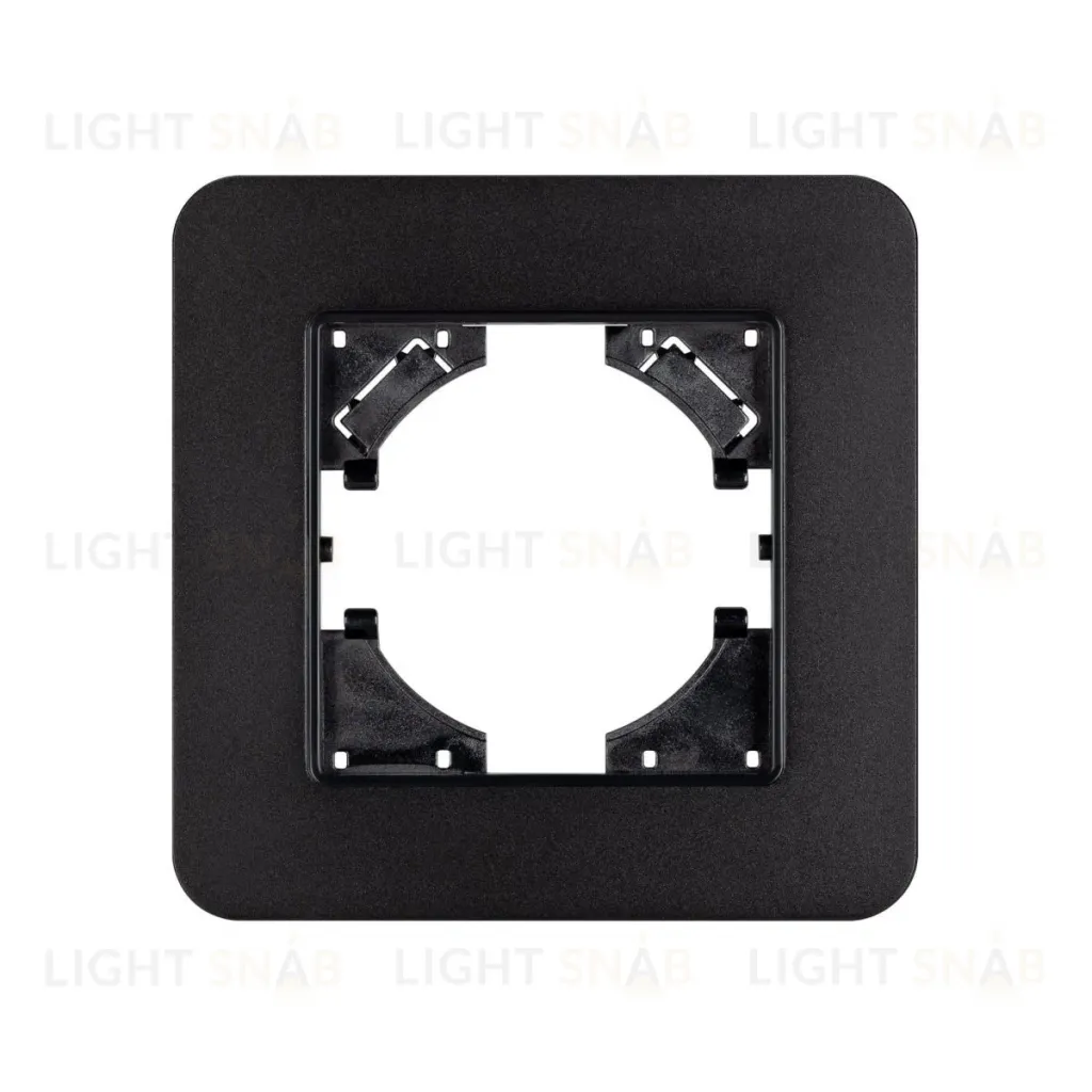 Рамка алюминиевая на 1 пост Arlight FRM-AKIRY-SFAL-1-BK 049685 049685