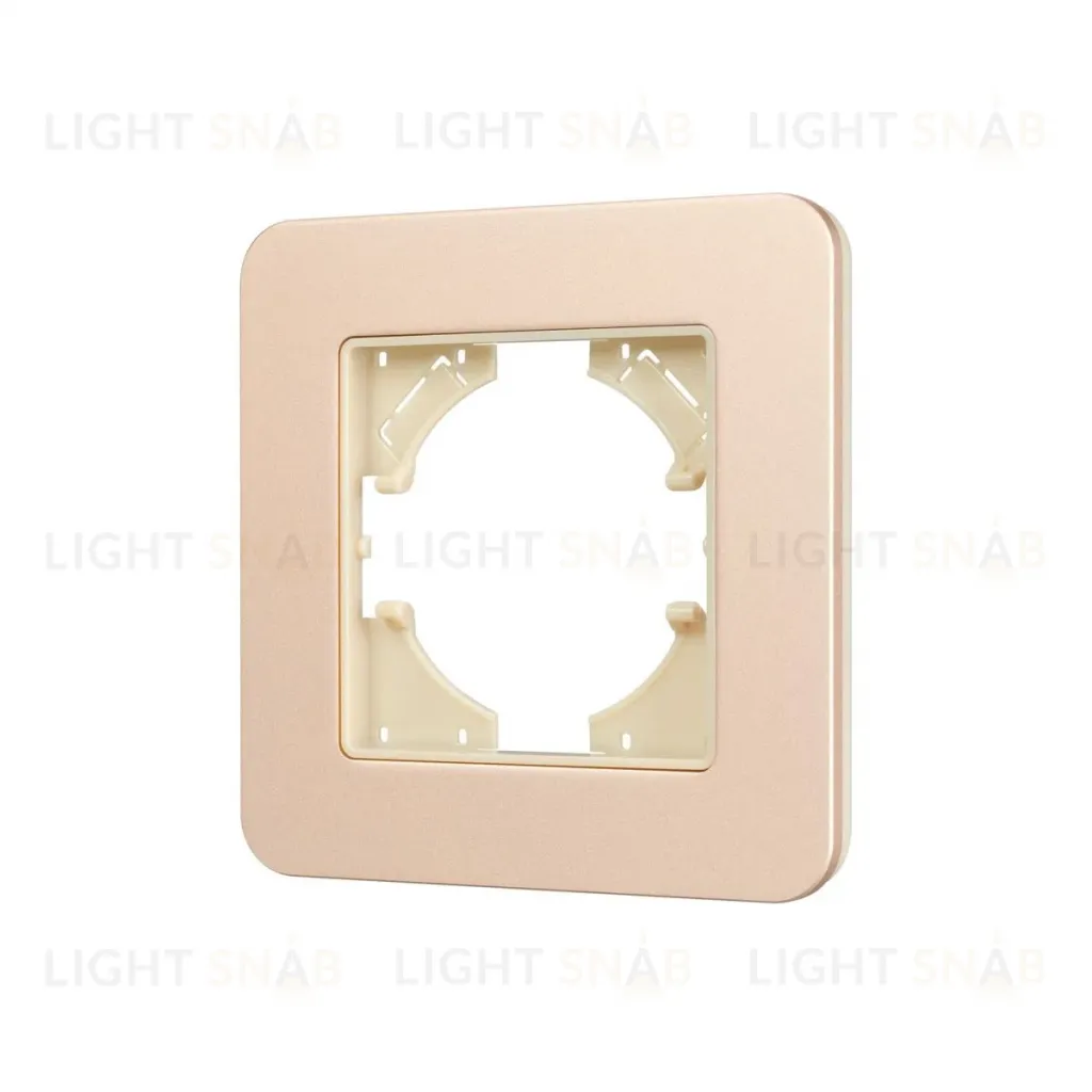 Рамка алюминиевая на 1 пост Arlight FRM-AKIRY-SFAL-1-GD 049686 049686