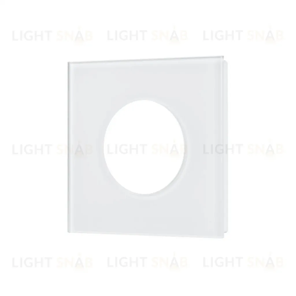Рамка стеклянная на 1 пост Arlight FRM-GLARE-GC-1-WH 043832 043832