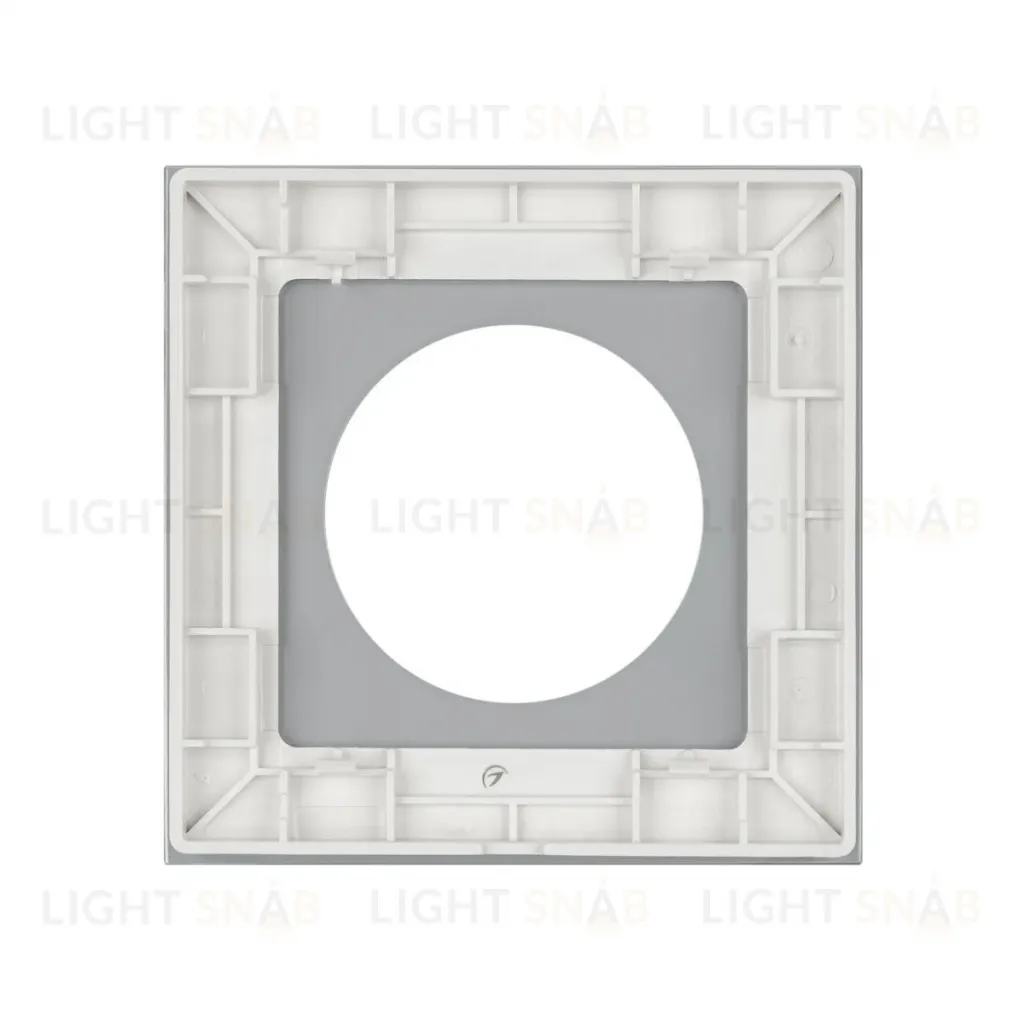 Рамка стеклянная на 1 пост Arlight FRM-GLARE-GC-1-WH 043832 043832