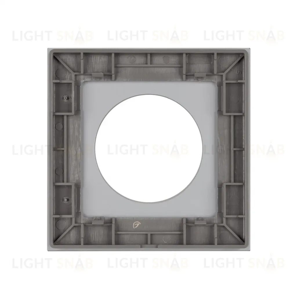Рамка стеклянная на 1 пост Arlight FRM-GLARE-GC-1-GR 043834 043834