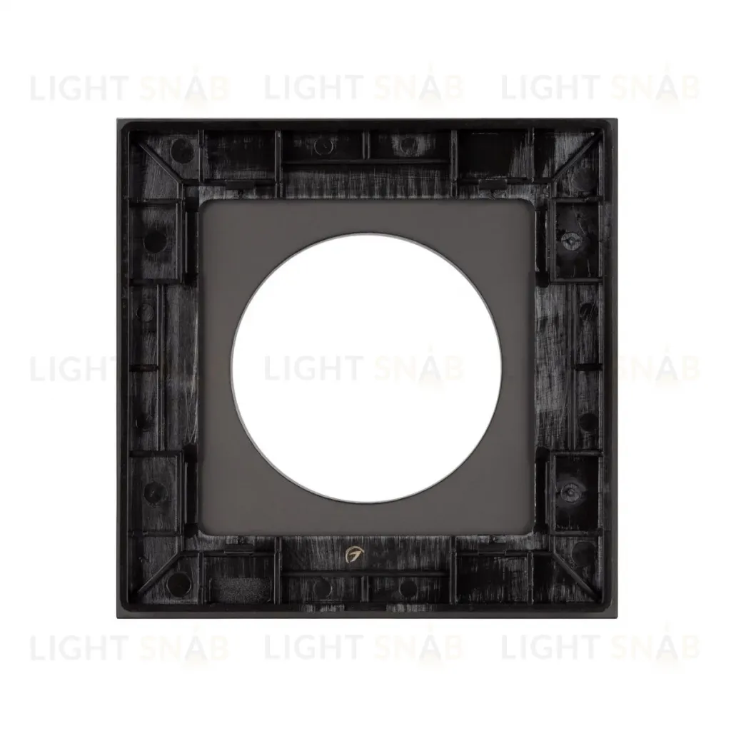 Рамка стеклянная на 1 пост Arlight FRM-GLARE-GC-1-BK 043833 043833