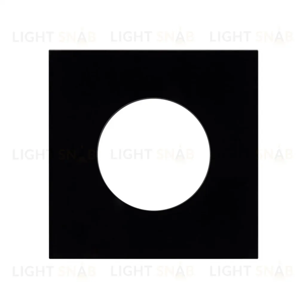 Рамка стеклянная на 1 пост Arlight FRM-GLARE-GC-1-BK 043833 043833