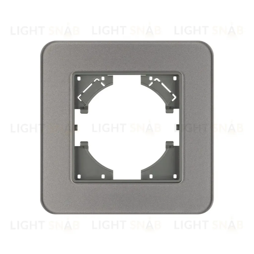 Рамка стеклянная на 1 пост Arlight FRM-OMALI-GS-1-GR 049665 049665