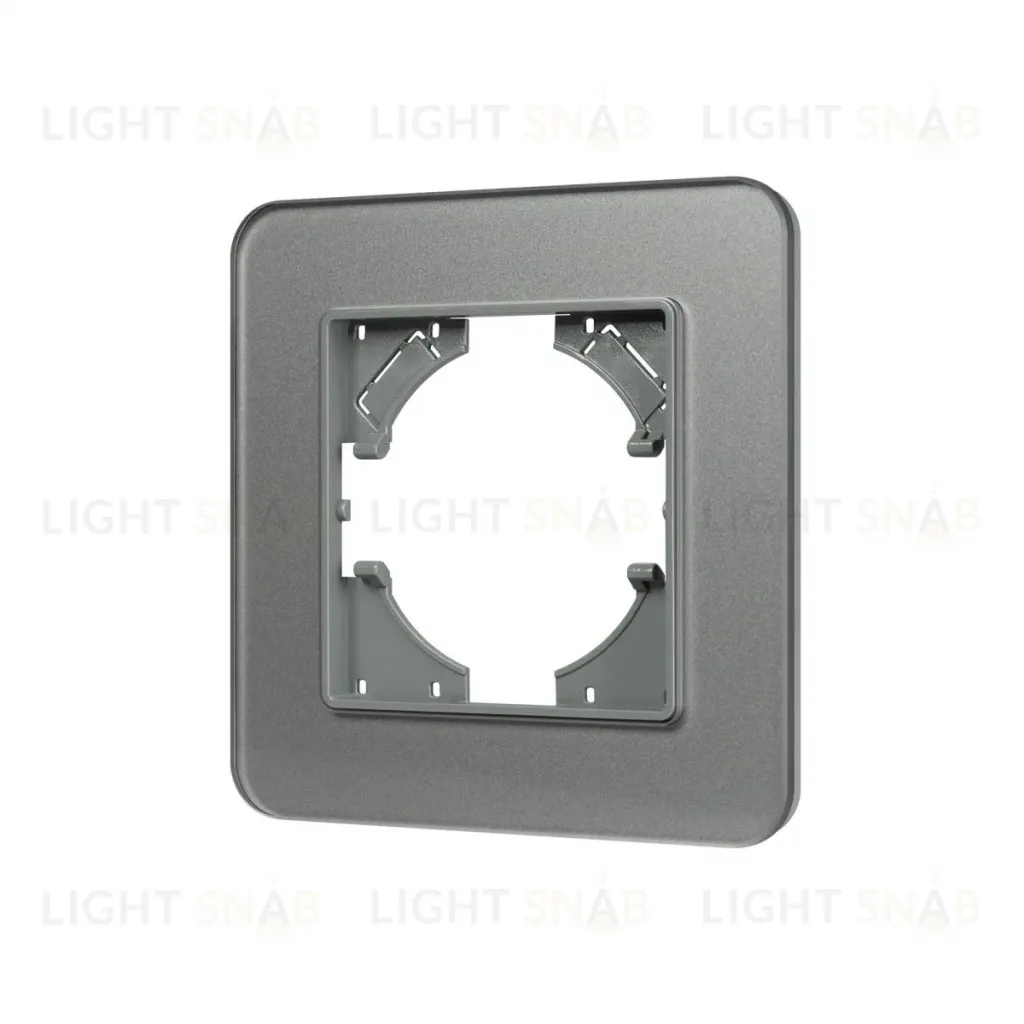 Рамка стеклянная на 1 пост Arlight FRM-OMALI-GS-1-GR 049665 049665