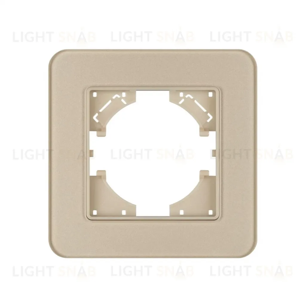 Рамка стеклянная на 1 пост Arlight FRM-OMALI-GS-1-GD 049667 049667