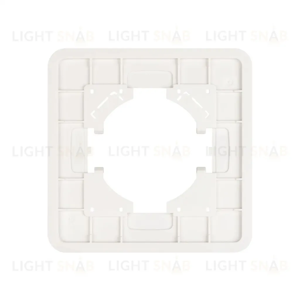 Рамка стеклянная на 1 пост Arlight FRM-OMALI-SFGS-1-WH 049675 049675