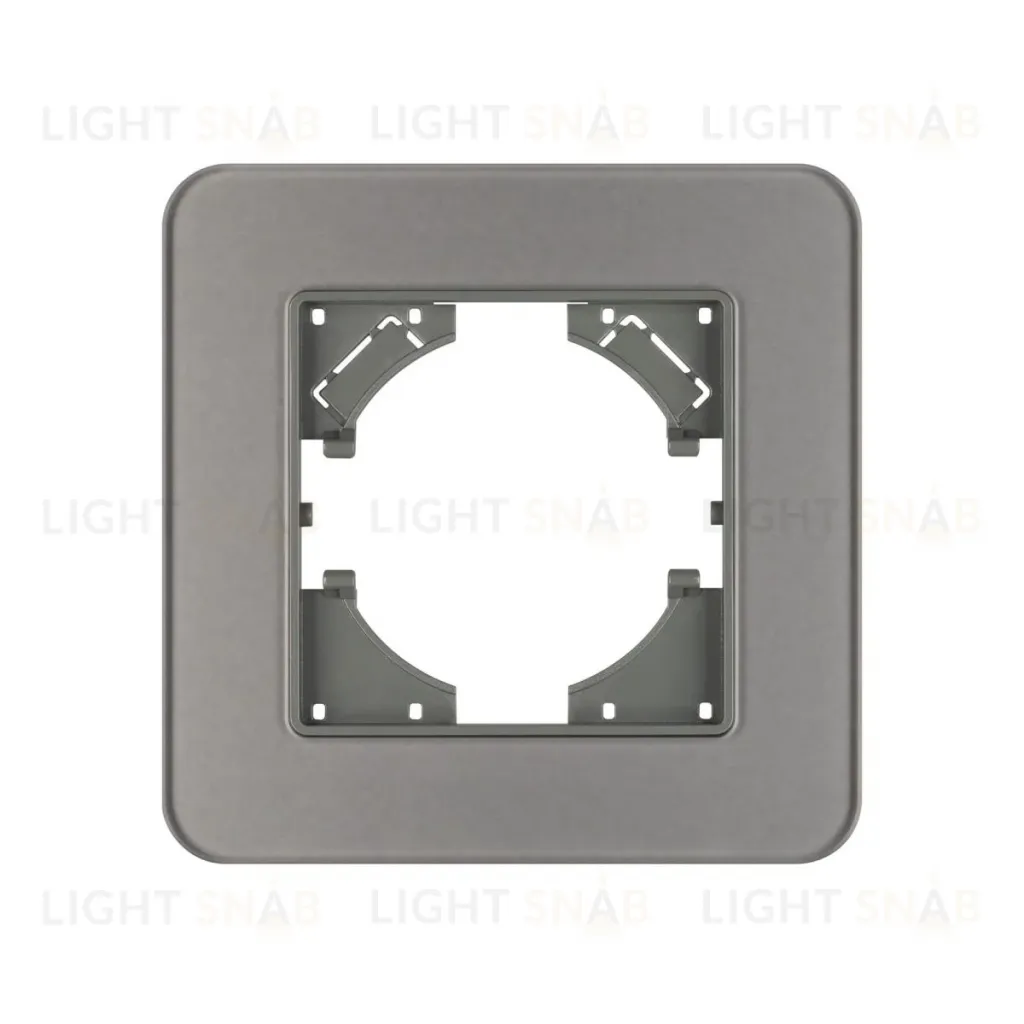 Рамка стеклянная на 1 пост Arlight FRM-OMALI-SFGS-1-GR 049677 049677