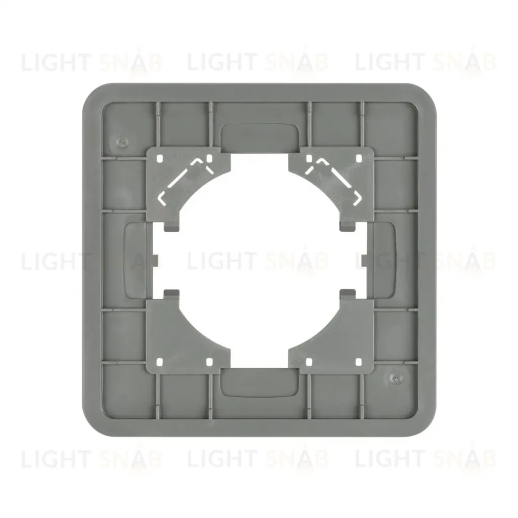 Рамка стеклянная на 1 пост Arlight FRM-OMALI-SFGS-1-GR 049677 049677
