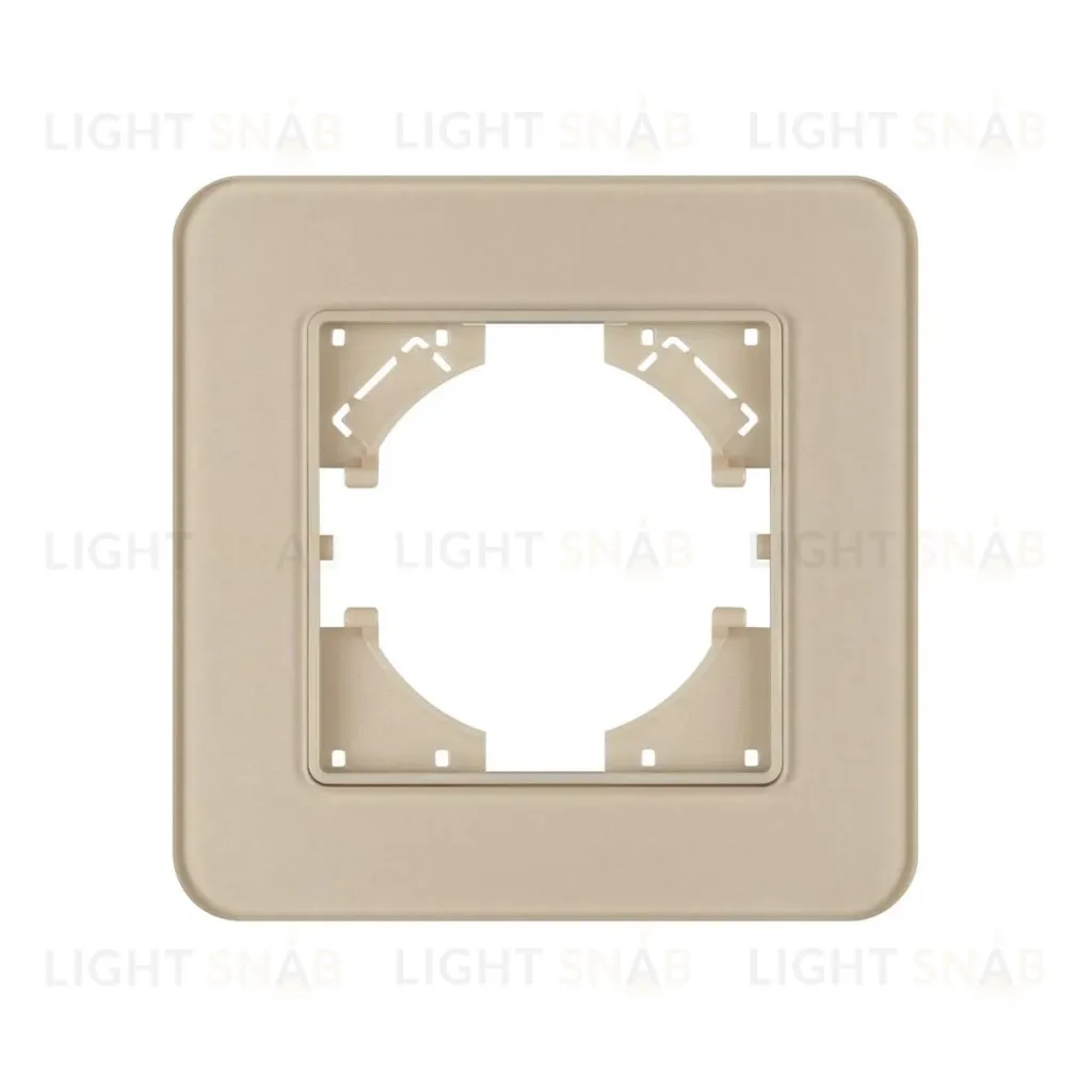 Рамка стеклянная на 1 пост Arlight FRM-OMALI-SFGS-1-GD 049679 049679