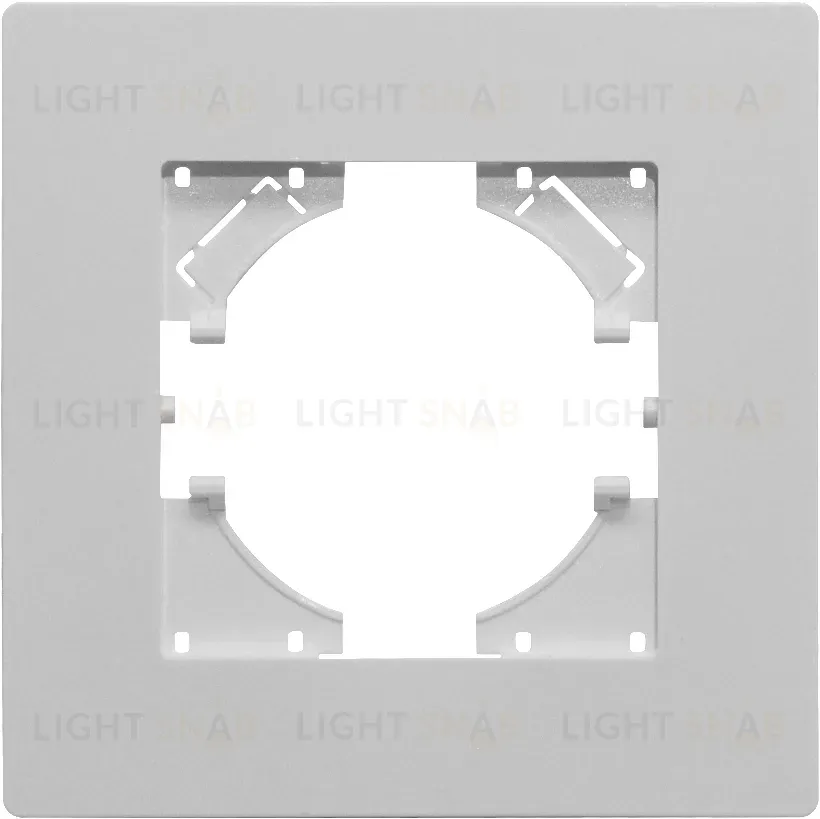 Рамка пластиковая на 1 пост Arlight FRM-PERIO-PL-1-WH 049688 049688