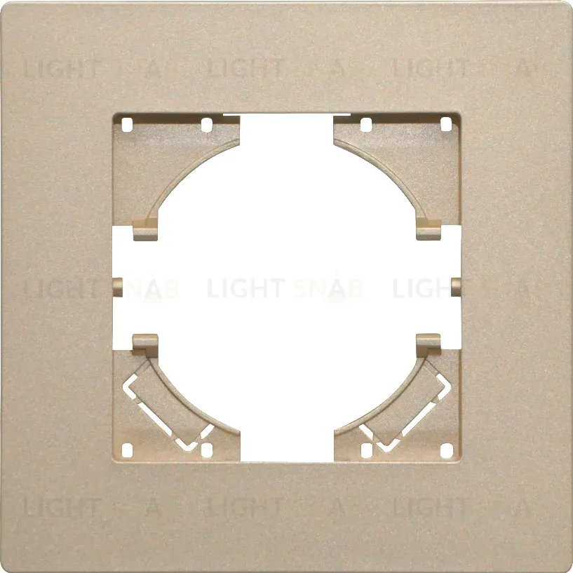 Рамка пластиковая на 1 пост Arlight FRM-PERIO-PL-1-GD 049691 049691