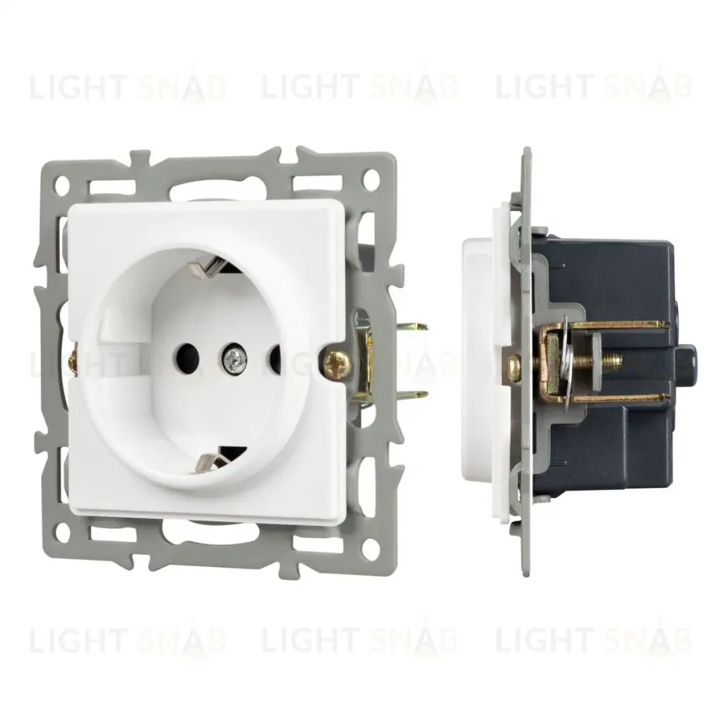 Механизм электрической розетки Arlight SCT-GP-MEU-PL-WH (250V, 16A) 043739 043739