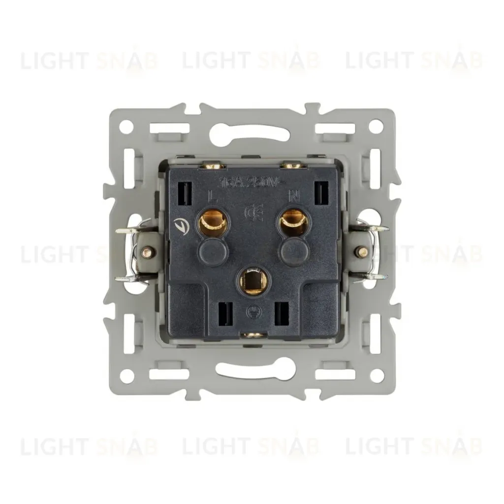 Механизм электрической розетки Arlight SCT-GP-MEU-PL-GR (250V, 16A) 043741 043741