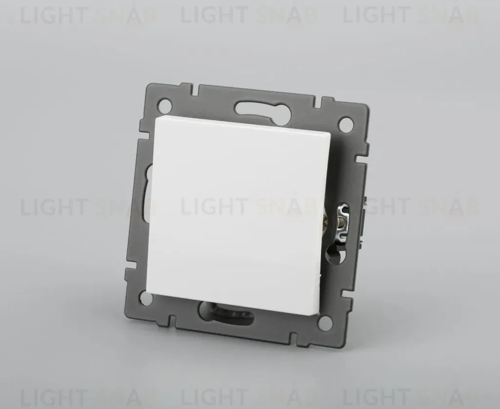 Механизм выключателя одноклавишный перекрестный Arlight SWT-MKX1-PL-WH-V (250V, 10A) 049875 049875