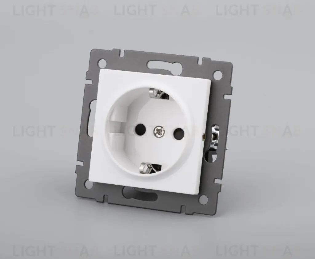 Механизм электрической розетки Arlight SCT-MEU1-PL-WH-V (250V, 16A) 049814 049814