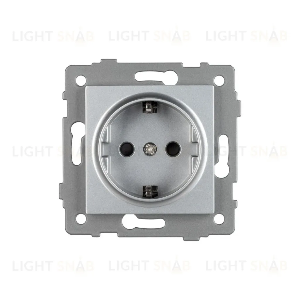 Механизм электрической розетки Arlight SCT-MEU1-PL-GR-V (250V, 16A) 049816 049816