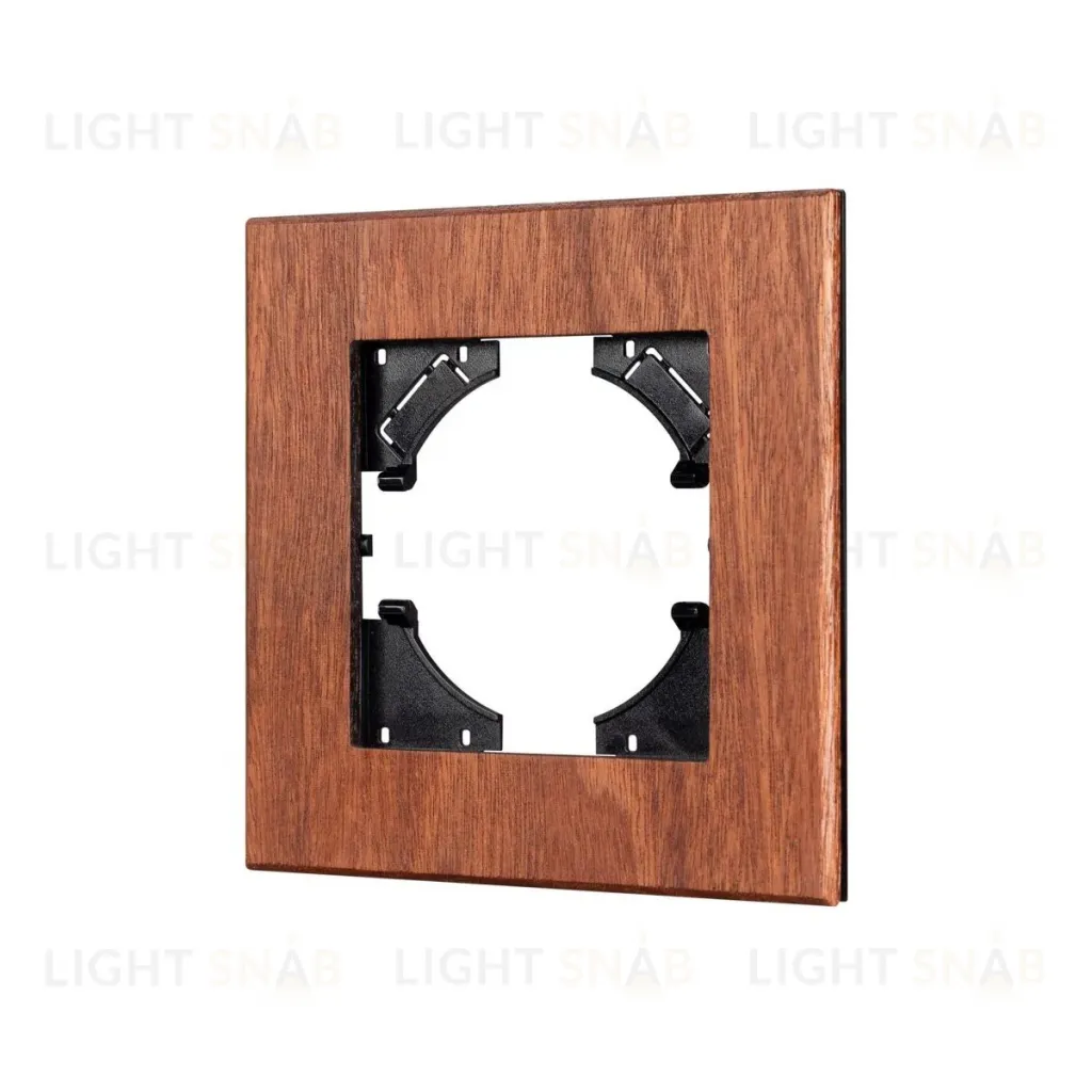 Рамка из натурального дерева на 1 пост Arlight FRM-XSILO-WD-1-NL 050870 050870