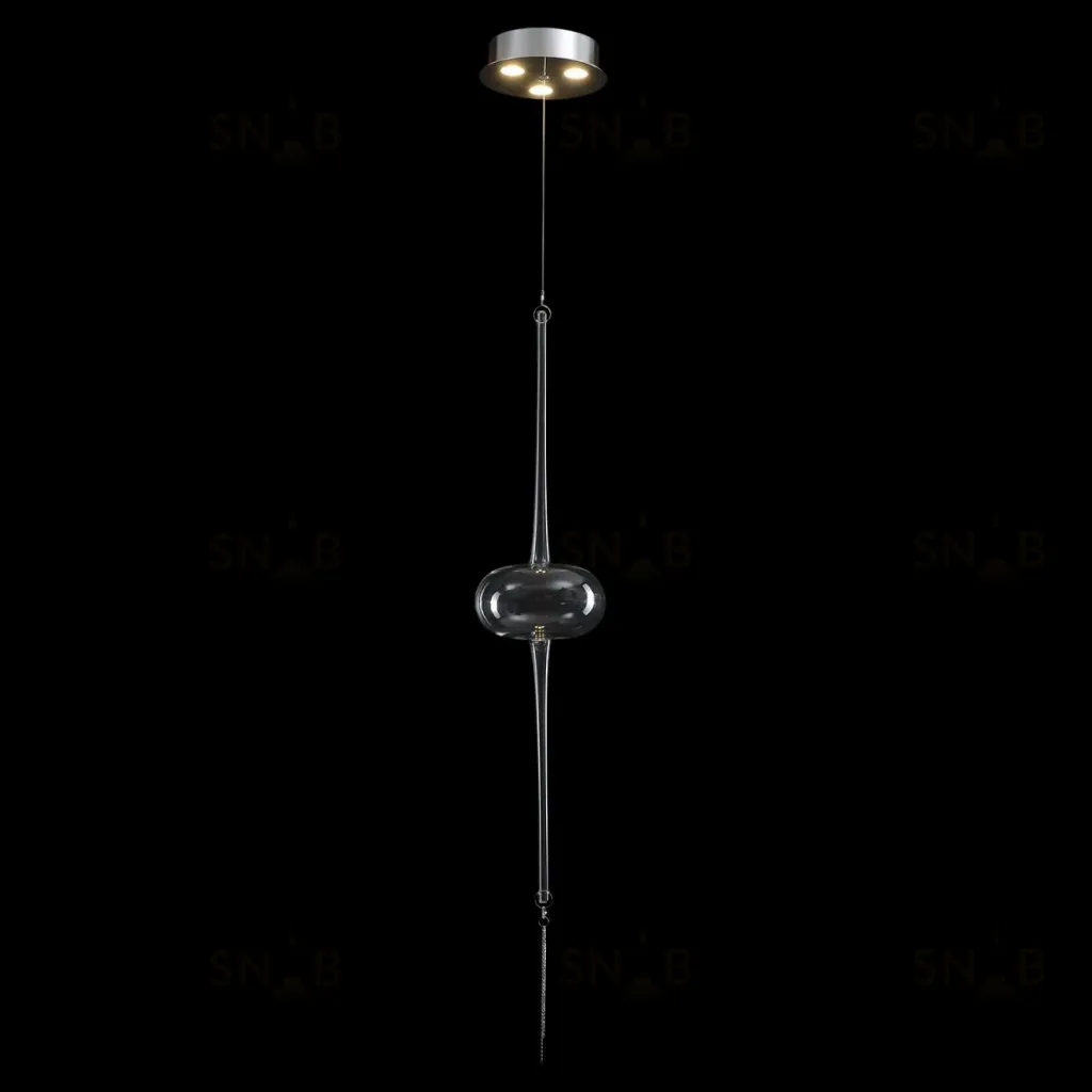 Подвесной светильник Crystal Lux GLASS SP3W LED CHROME GLASS SP3W LED CHROME