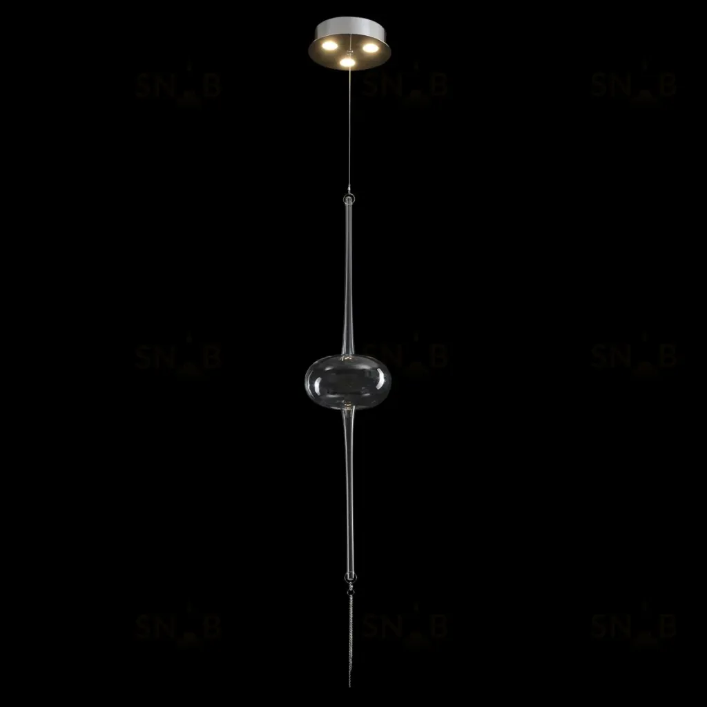 Подвесной светильник Crystal Lux GLASS SP3W LED CHROME GLASS SP3W LED CHROME