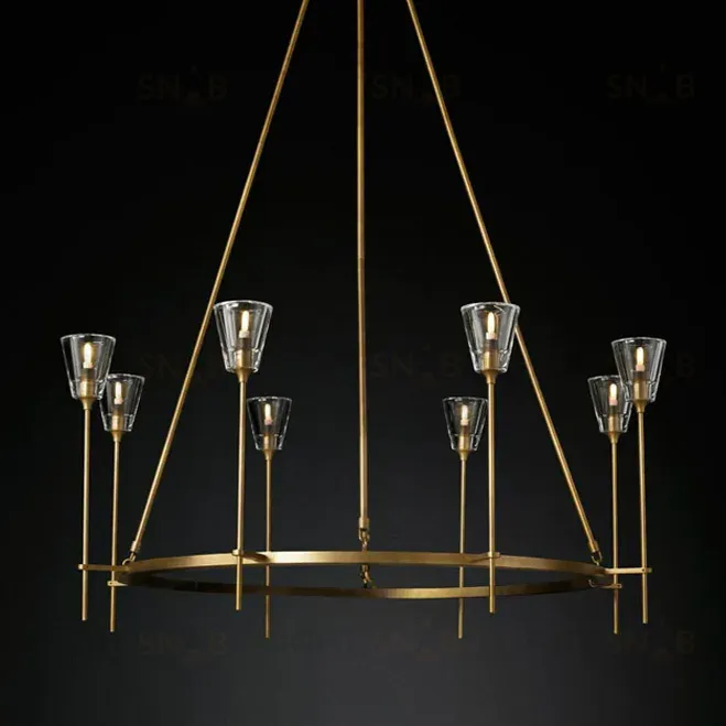 Подвесная люстра Delight Collection Torche De Verre 8614P/8 gold 8614P/8 gold