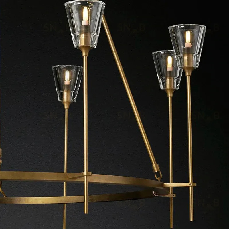 Подвесная люстра Delight Collection Torche De Verre 8614P/8 gold 8614P/8 gold