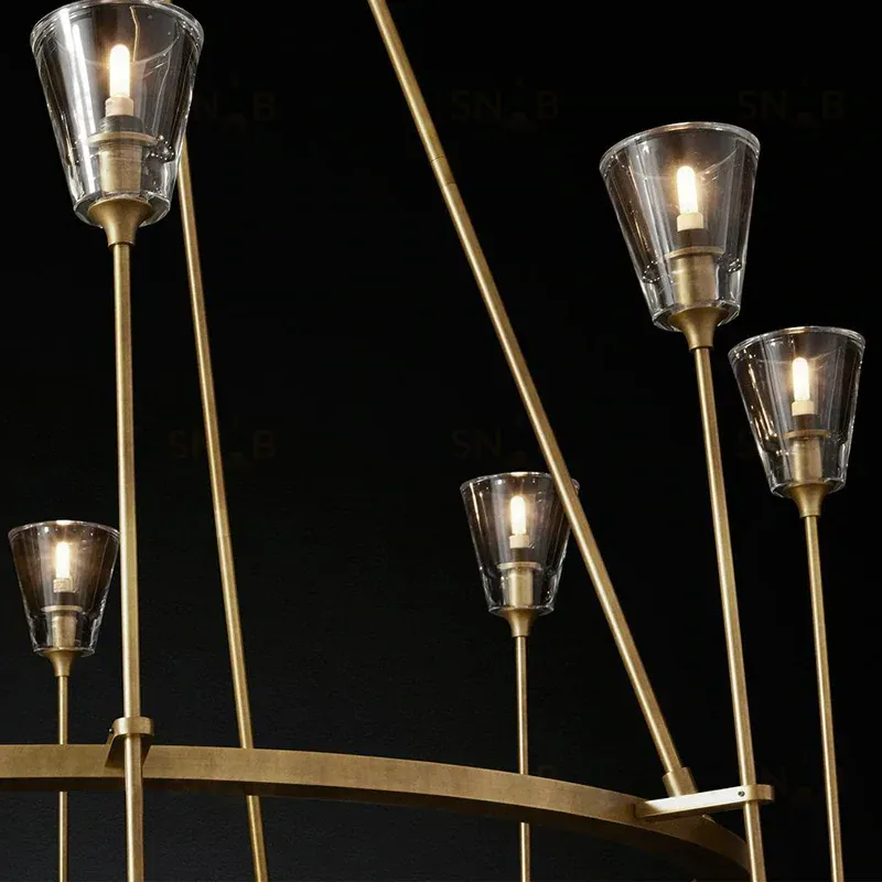 Подвесная люстра Delight Collection Torche De Verre 8614P/8 gold 8614P/8 gold