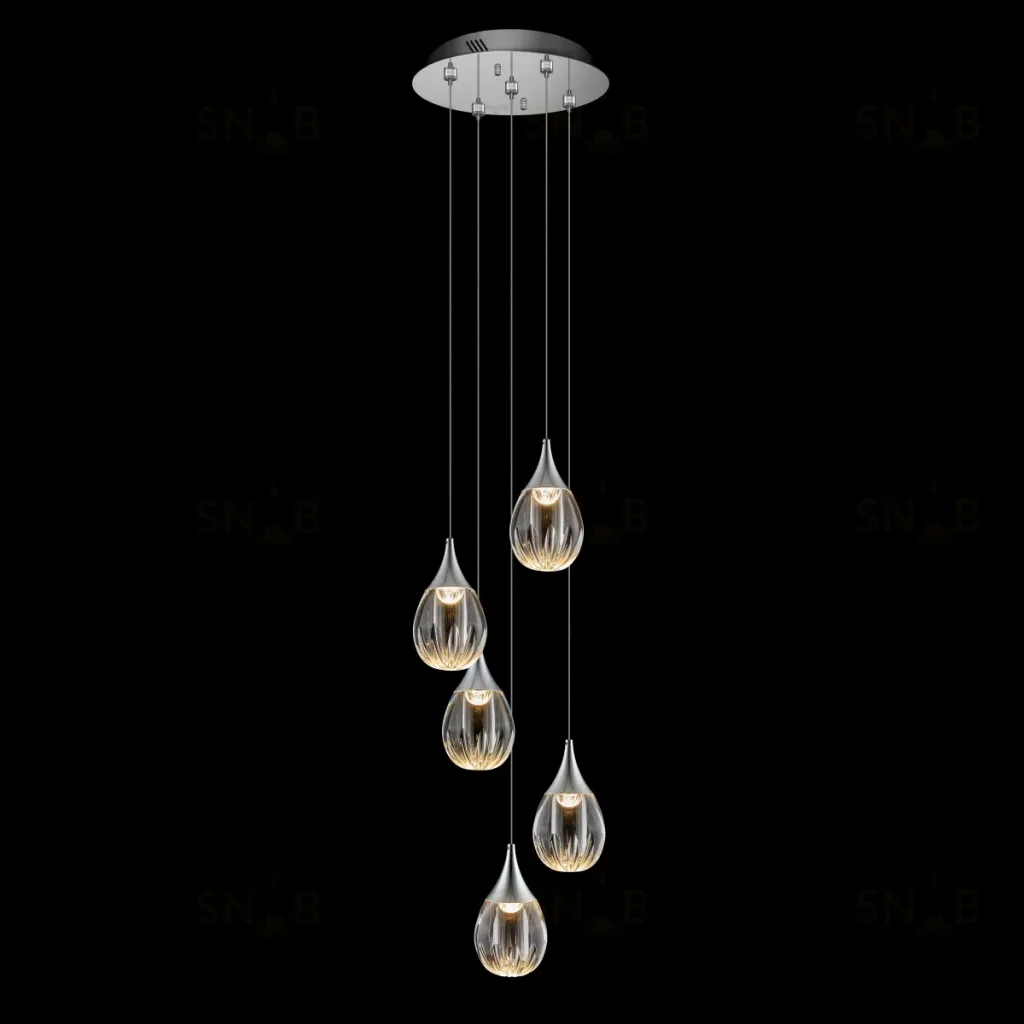 Каскадная люстра Delight Collection Stilla MD24001004-5A chrome/clear MD24001004-5A chrome/clear