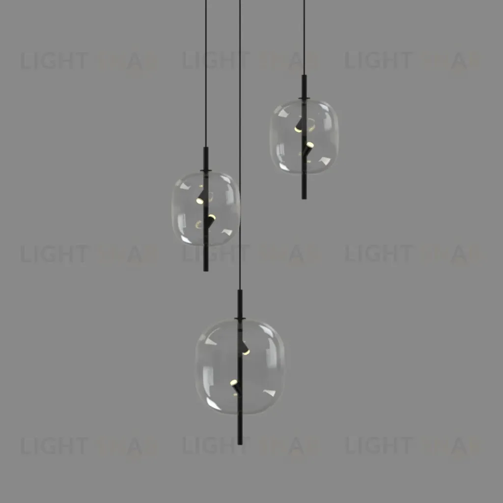 Подвесной светильник Delight Collection 10018P/1 black/clear 10018P/1 black/clear