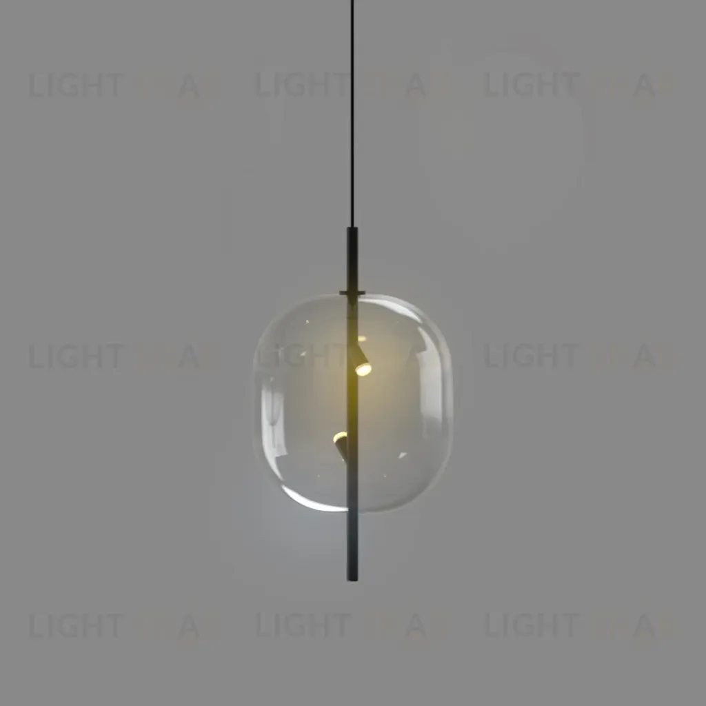 Подвесной светильник Delight Collection 10018P/1 black/clear 10018P/1 black/clear