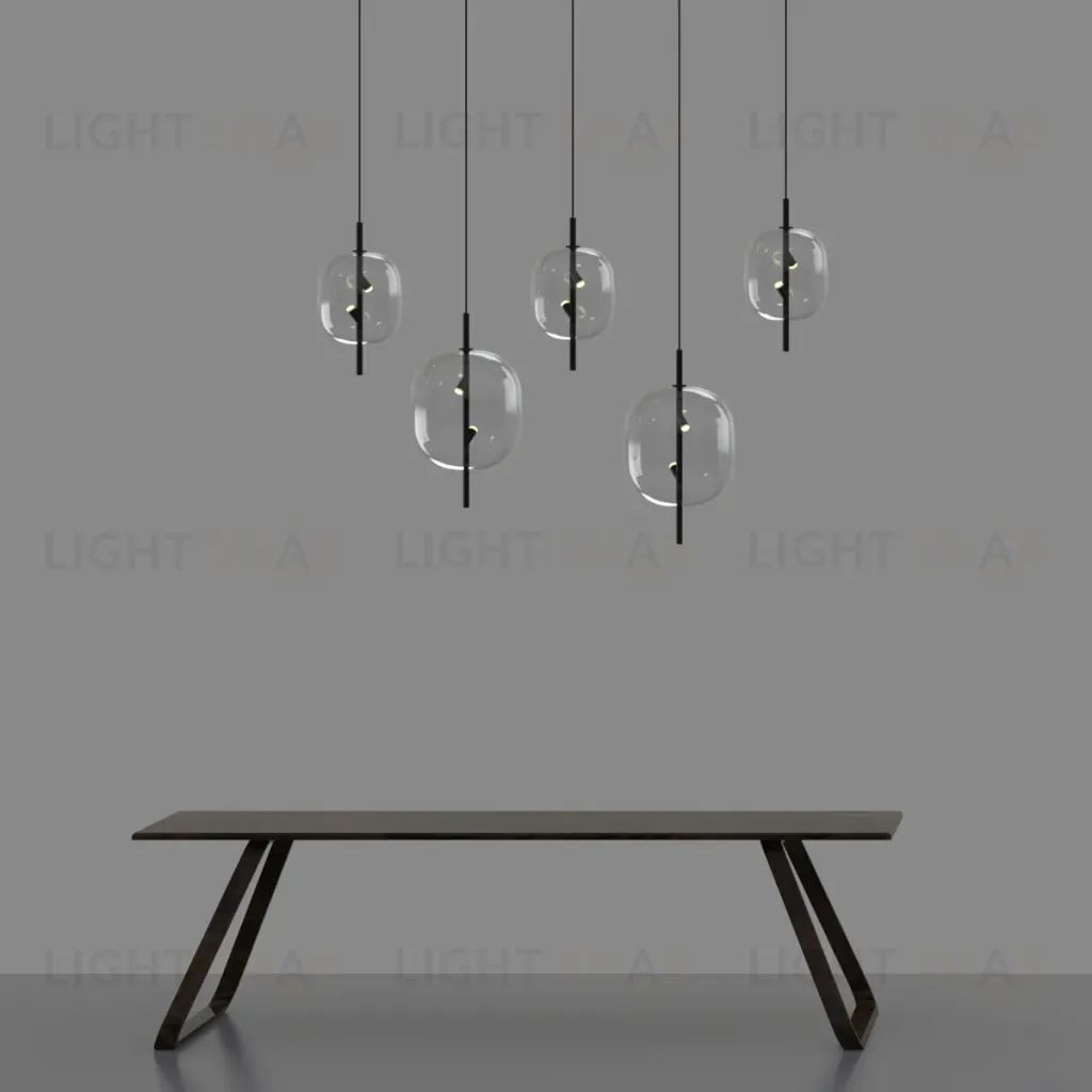 Подвесной светильник Delight Collection 10018P/1 black/clear 10018P/1 black/clear