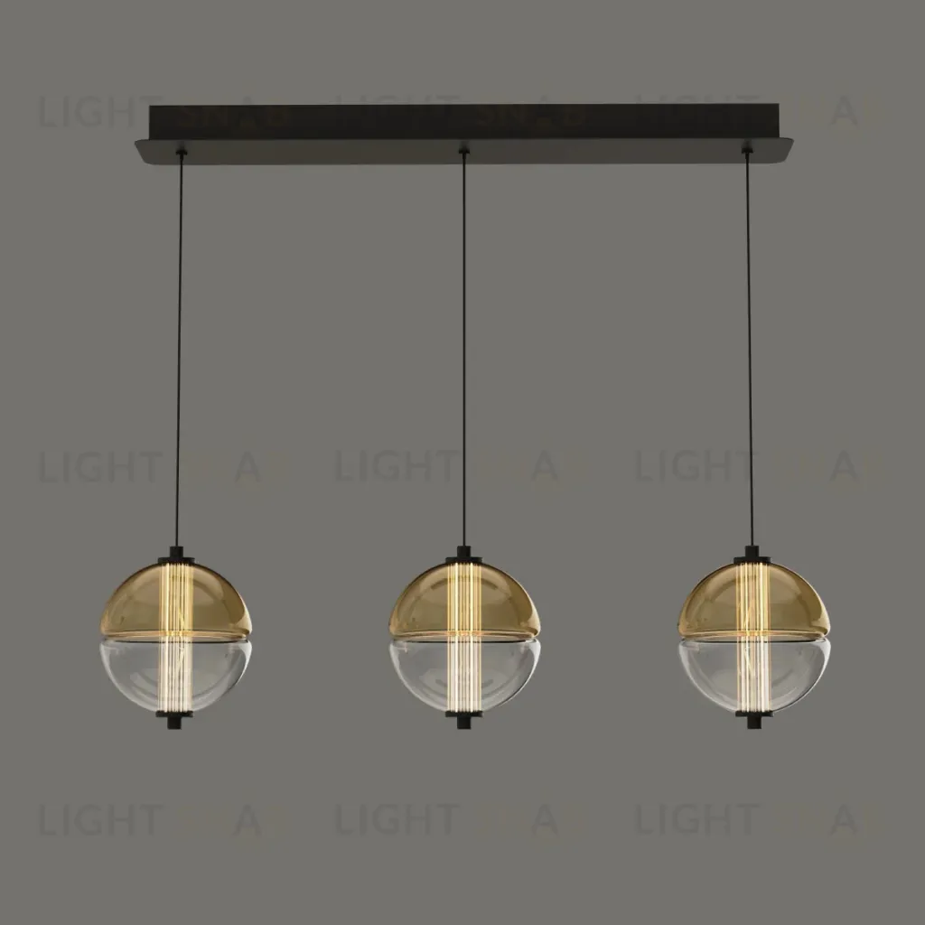 Подвесной светильник Delight Collection MD24022079-3B black/amber MD24022079-3B black/amber