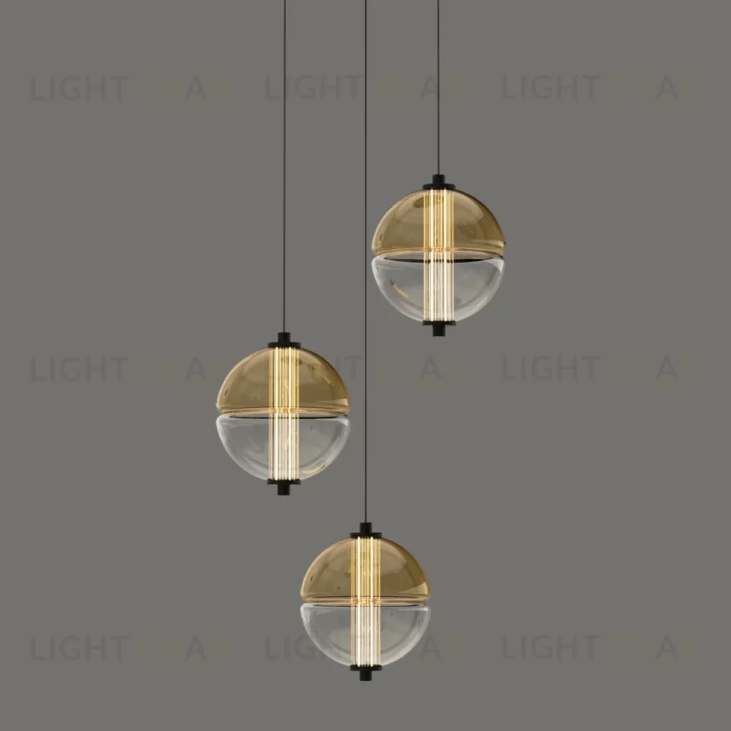 Подвесной светильник Delight Collection MD24022079-3A black/amber MD24022079-3A black/amber